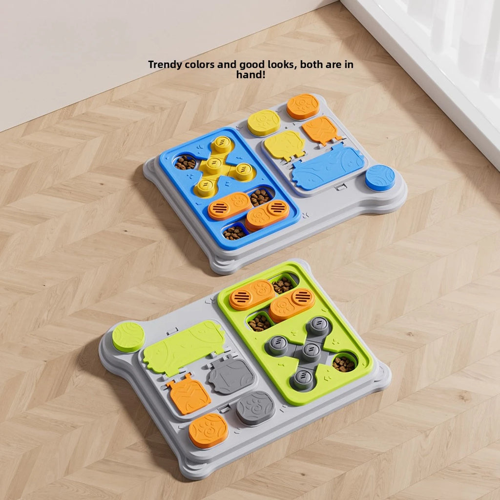Dog Brain Training Toy & Food Dispenser: Interactive puzzle