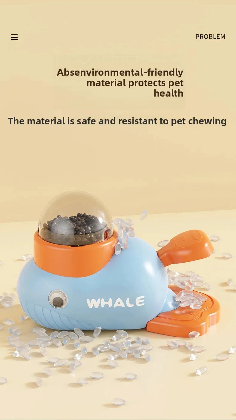 Dog Cat Treats Dispenser Toy Anti-Slip Slow Puzzle Interactive Treat Dispenser