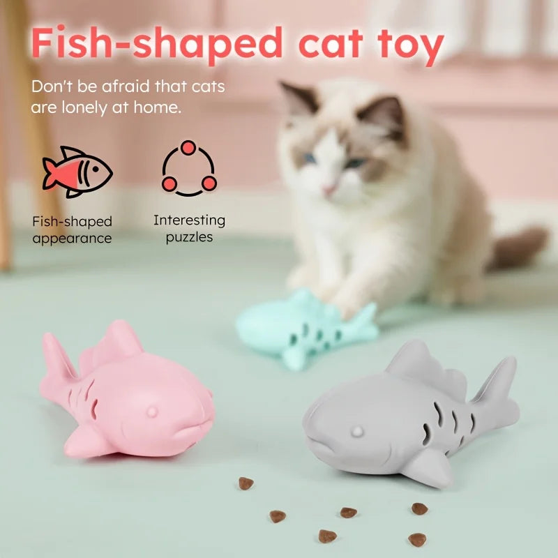 Interactive Cat & Dog Toy - Durable Bite-Resistant Design, Hiding Food & Grinding Teeth
