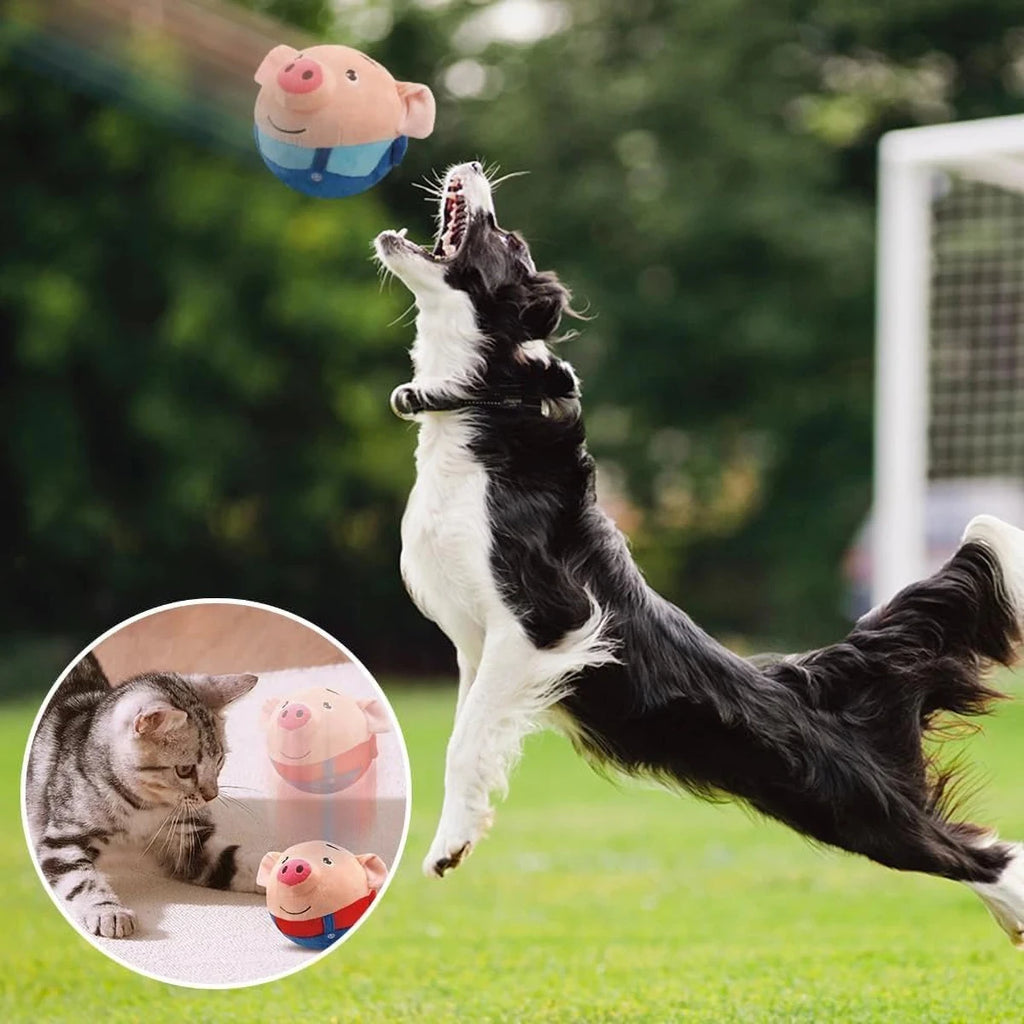 Cute Style Interactive Playing Dog Toy Cartoon Design Safe & Durable