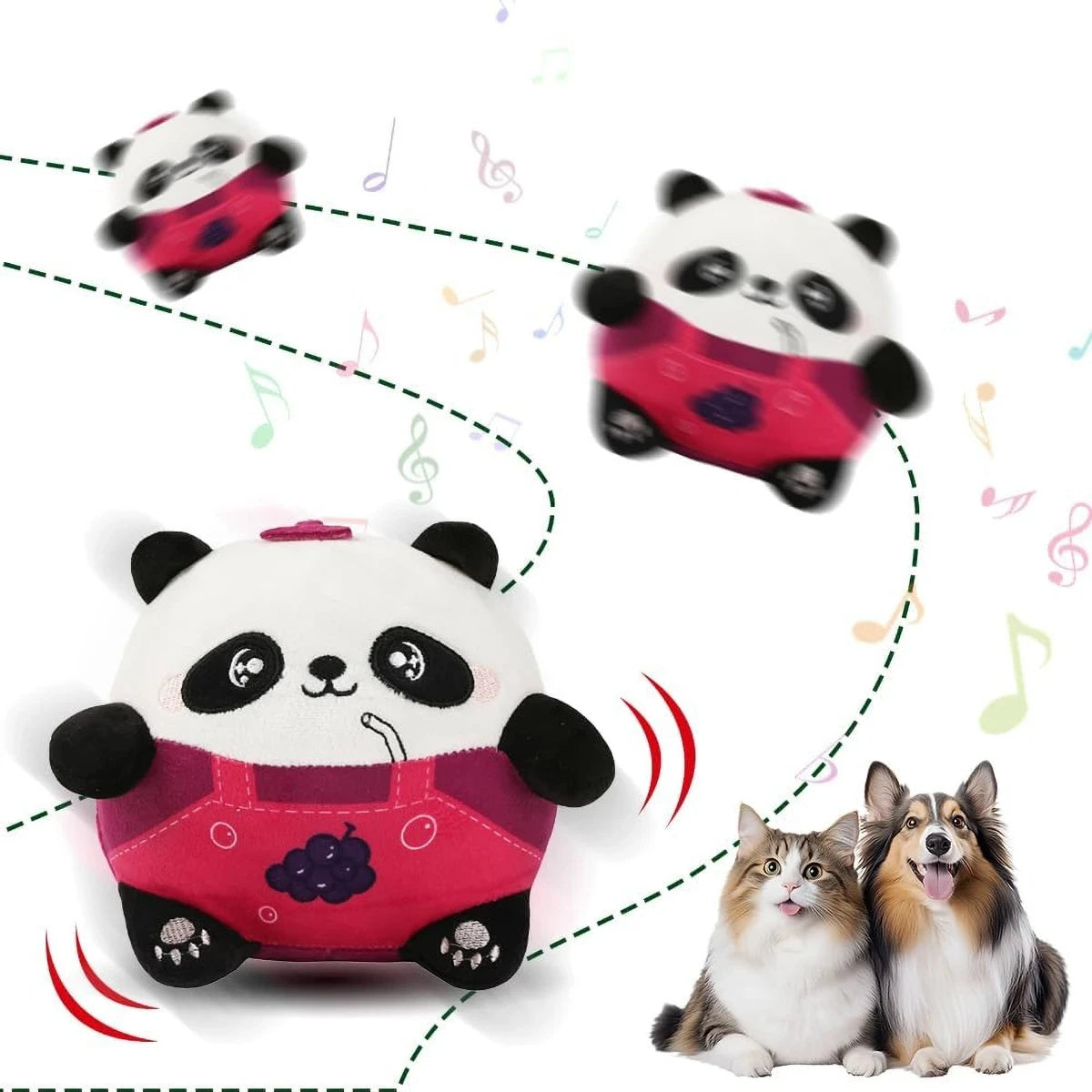 Cute Style Interactive Playing Dog Toy Cartoon Design Safe & Durable