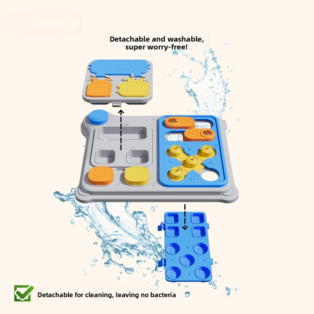 Dog Brain Training Toy & Food Dispenser: Interactive puzzle