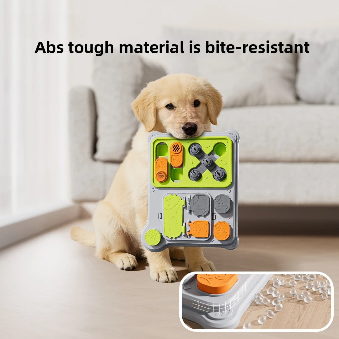Dog Brain Training Toy & Food Dispenser: Interactive puzzle
