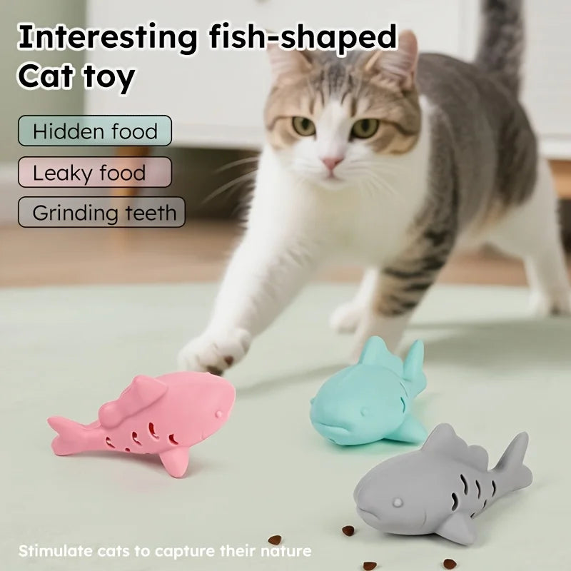 Interactive Cat & Dog Toy - Durable Bite-Resistant Design, Hiding Food & Grinding Teeth