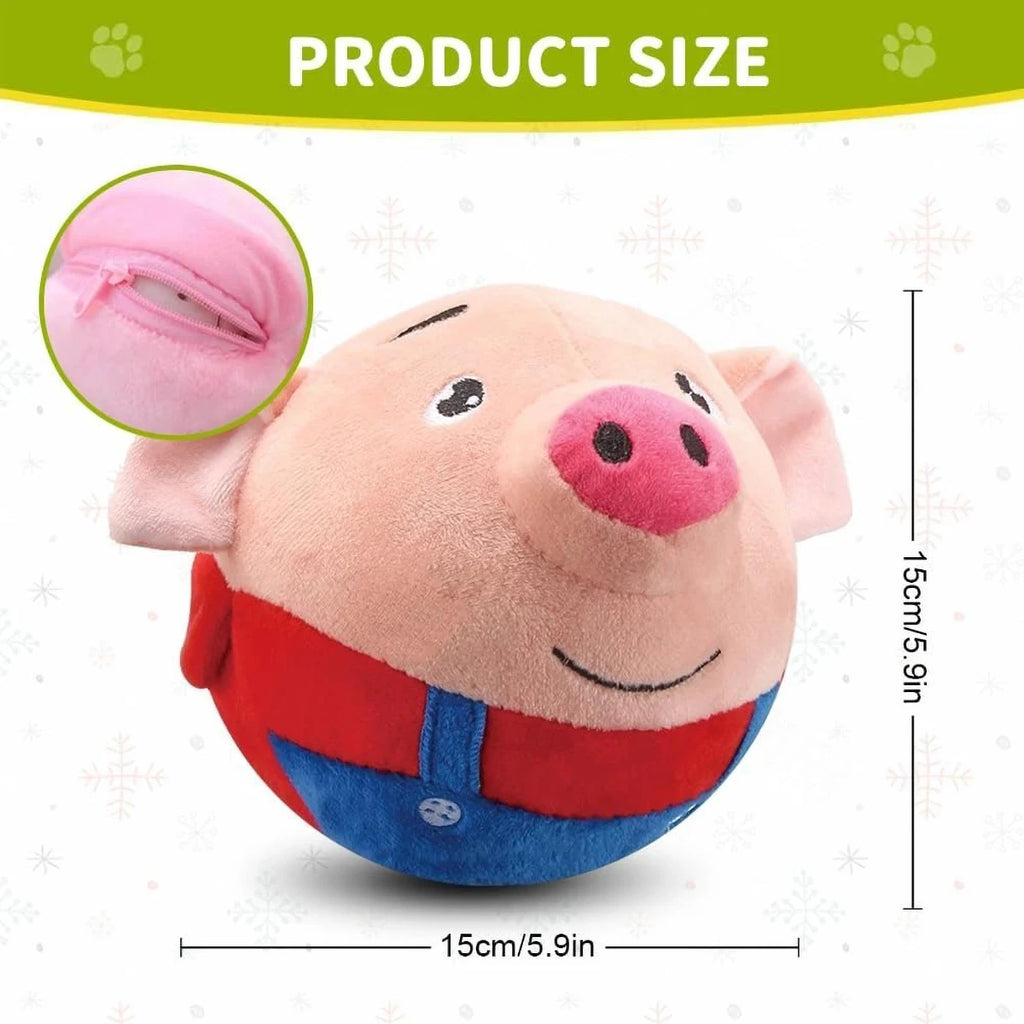 Cute Style Interactive Playing Dog Toy Cartoon Design Safe & Durable