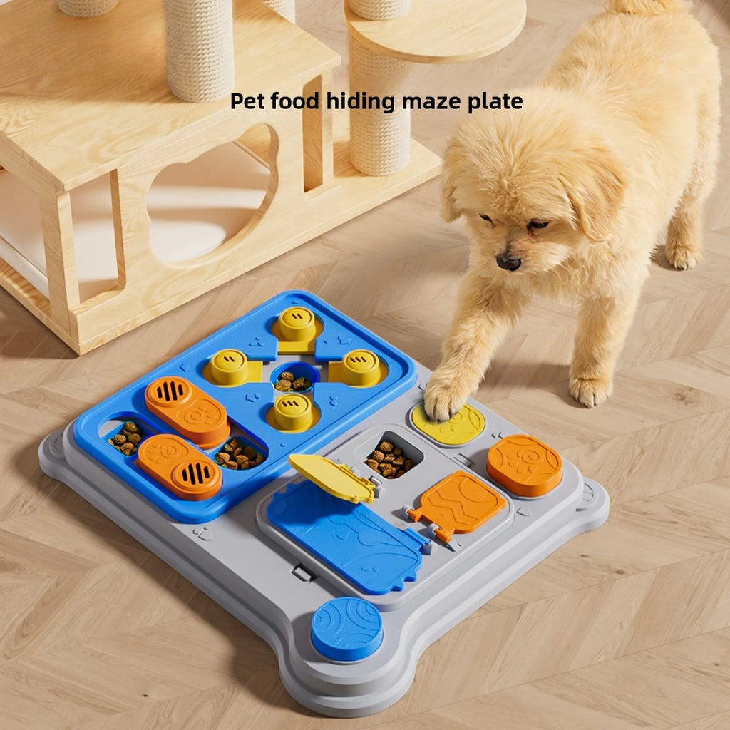 Dog Brain Training Toy & Food Dispenser: Interactive puzzle
