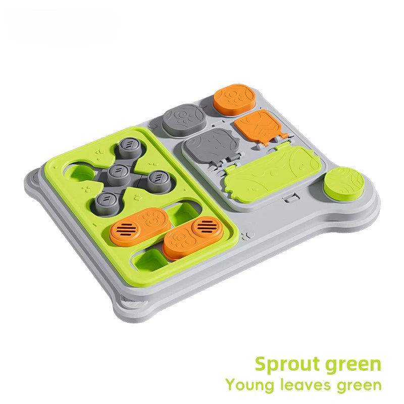 Dog Brain Training Toy & Food Dispenser: Interactive puzzle