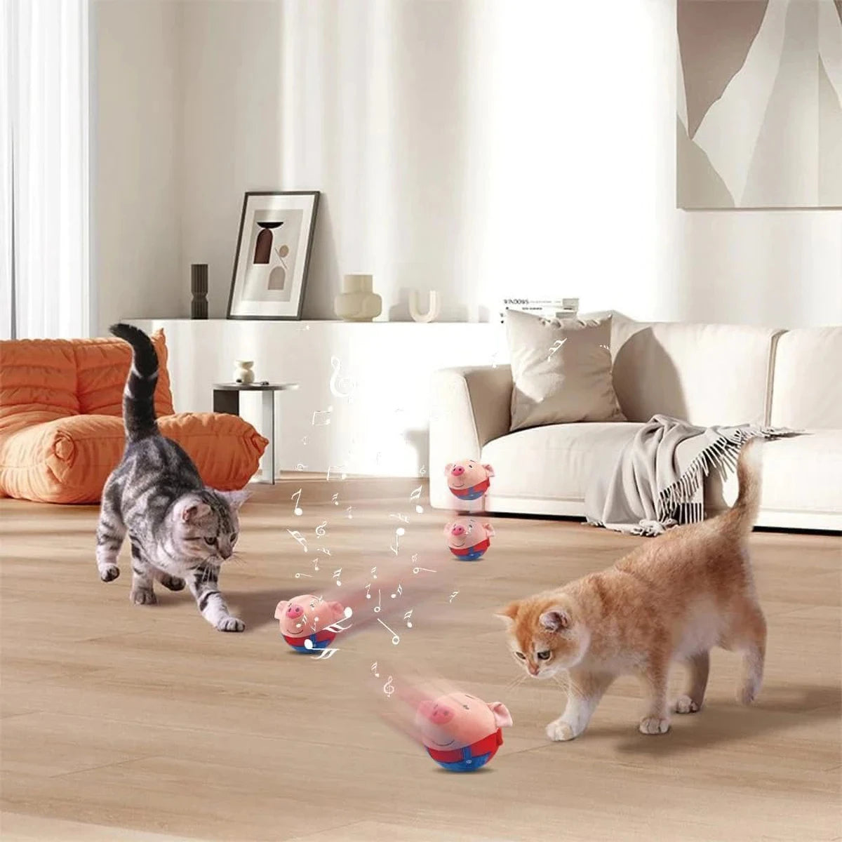 Cute Style Interactive Playing Dog Toy Cartoon Design Safe & Durable
