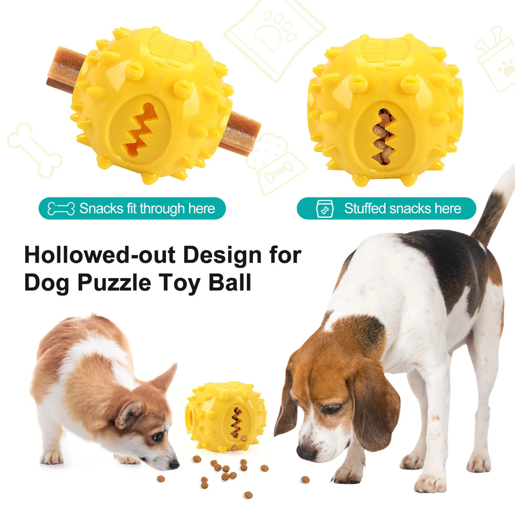 Dog Interactive Chew Treat Dispensing Ball
