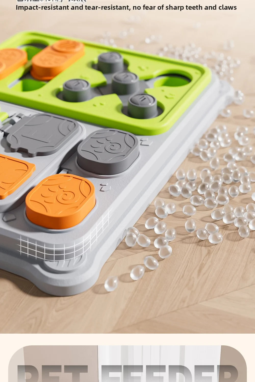 Dog Brain Training Toy & Food Dispenser: Interactive puzzle